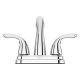 Pfirst Series 2-Handle 4" Centerset Bathroom Faucet in Polished Chrome