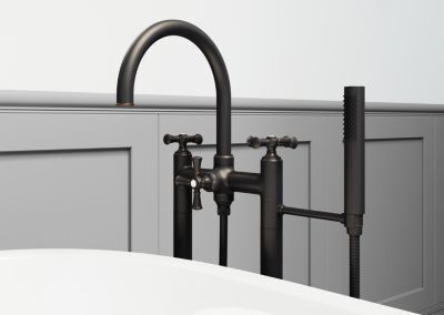 Pfister Tuscan Bronze Tisbury Free Standing Tub Filler LG6-1TBY