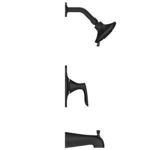 Pfister Matte Black 1-handle Tub & Shower Trim LG89-8WRB