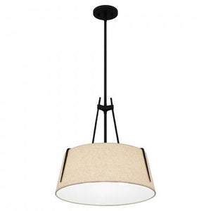 Quoizel LOA2818MBK Leona Pendant 3 lights matte black Pendant