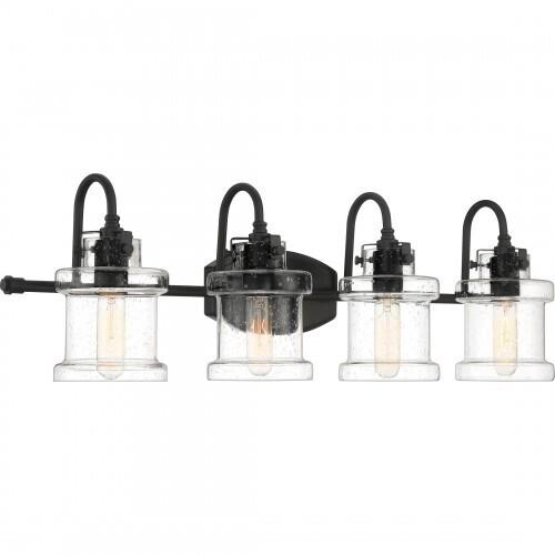 Quoizel DNY8604EK Danbury Bath 4 light earth black Bath Light
