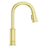 Pfister Brushed Gold 1-handle Pull-down Kitchen Faucet