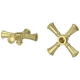 Tisbury Optional Cross Handle - Widespread in Brushed Gold