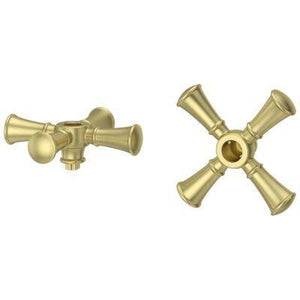 Tisbury Optional Cross Handle - Widespread in Brushed Gold