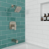 Deckard 1-Handle Tub & Shower Trim in Brushed Nickel