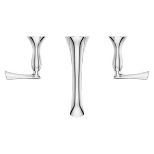 Pfister Polished Chrome 2-handle Wall Mount Bathroom Faucet LG49-RH4C