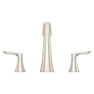 Pfister Brushed Nickel Weller 3-hole Roman Tub, Trim Only RT6-5WRK