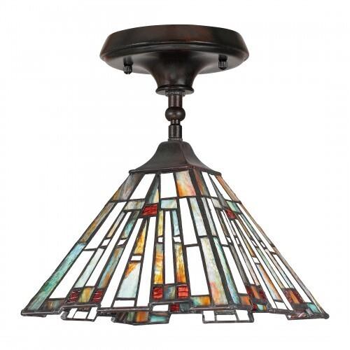 Quoizel TFMK1508VA Maybeck Mini pendant tiffany 1 light valiant bro Mini Pendant