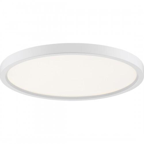 Quoizel OST1715W Outskirts Flush mount 15"d white Flush Mount