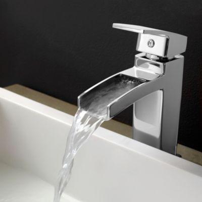 Pfister Polished Chrome Kenzo Single Control, Centerset Bath Faucet LG42-DF0C