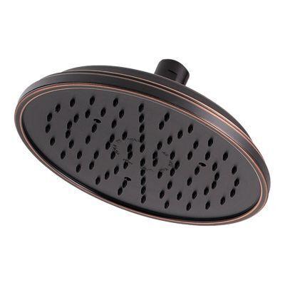 Tuscan Bronze Water Efficient Showerhead, 1.5 Gpm With Pressure COM...
