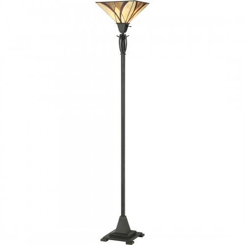 Quoizel TFAS9470VA Asheville Torchiere tiffany valiant bronze Floor Lamp