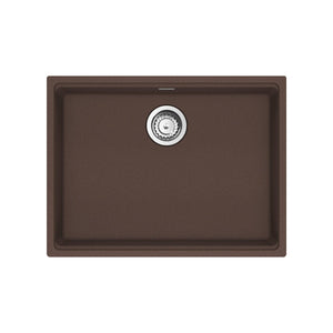 FRANKE MAG11023ADA-MOC-S Maris Undermount 25-in x 18.94-in Granite ADA Single Bowl Sink in Mocha In Mocha