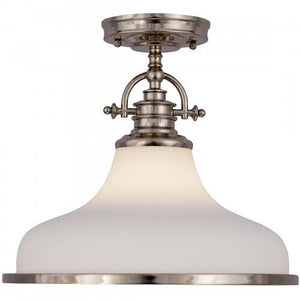 Quoizel GRT2814BN Grant Pendant brsh nikl 1lt Pendant