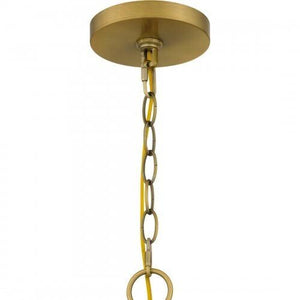 Quoizel GCN5026AB Gretchen Chandelier 5 lights aged brass Chandelier