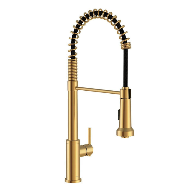 Gerber D454258 Parma Pre-rinse Single Handle Spring Pull-down Kitchen Faucet - ...