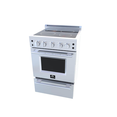 Forno FFSEL6069-24 24" / 2.3 CF Electric Range, True Convection, AirFry