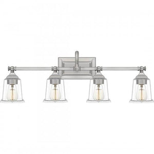 Quoizel NLC8604BN Nicholas Bath 4 light brushed nickel Bath Light
