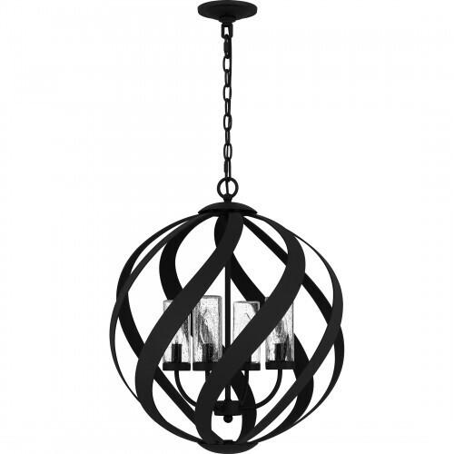 Quoizel BMS2820EK Blacksmith Pendant 4 lights earth black. Pendant