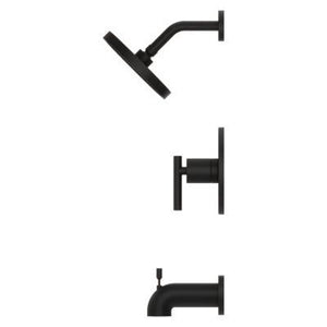 Pfister Matte Black 1-handle Tub & Shower Trim LG89-8NCB