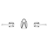 Rhen Wallmount Widespread Lavatory Faucet in Polished Chrome