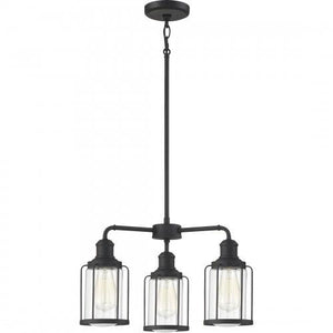 Quoizel LUD5020EK Ludlow Chandelier 3 light earth black Chandelier