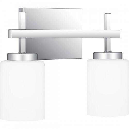 Quoizel WLB8613C Wilburn Bath 2 light led polished chrome Bath Light