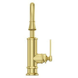 Port Haven 1-Handle Bar/Prep Kitchen Faucet in Brushed Gold