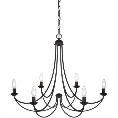 Quoizel MRN5006IB Mirren Chandelier imperial bronze 6lt Chandelier