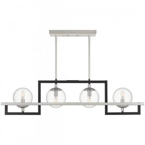 Quoizel KAN440EK Kane Island 4 light earth black Island Light