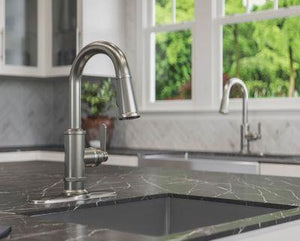 Pfister Stainless Steel 1-handle Pull-down Bar/prep Kitchen Faucet GT572-TDS