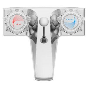 Pfister Polished Chrome Pfirst Series Centerset Bath Faucet LG143-6002