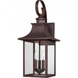 Quoizel CCR8410CU Chancellor Outdoor wall lantern 10" copper bronze Outdoor Lantern