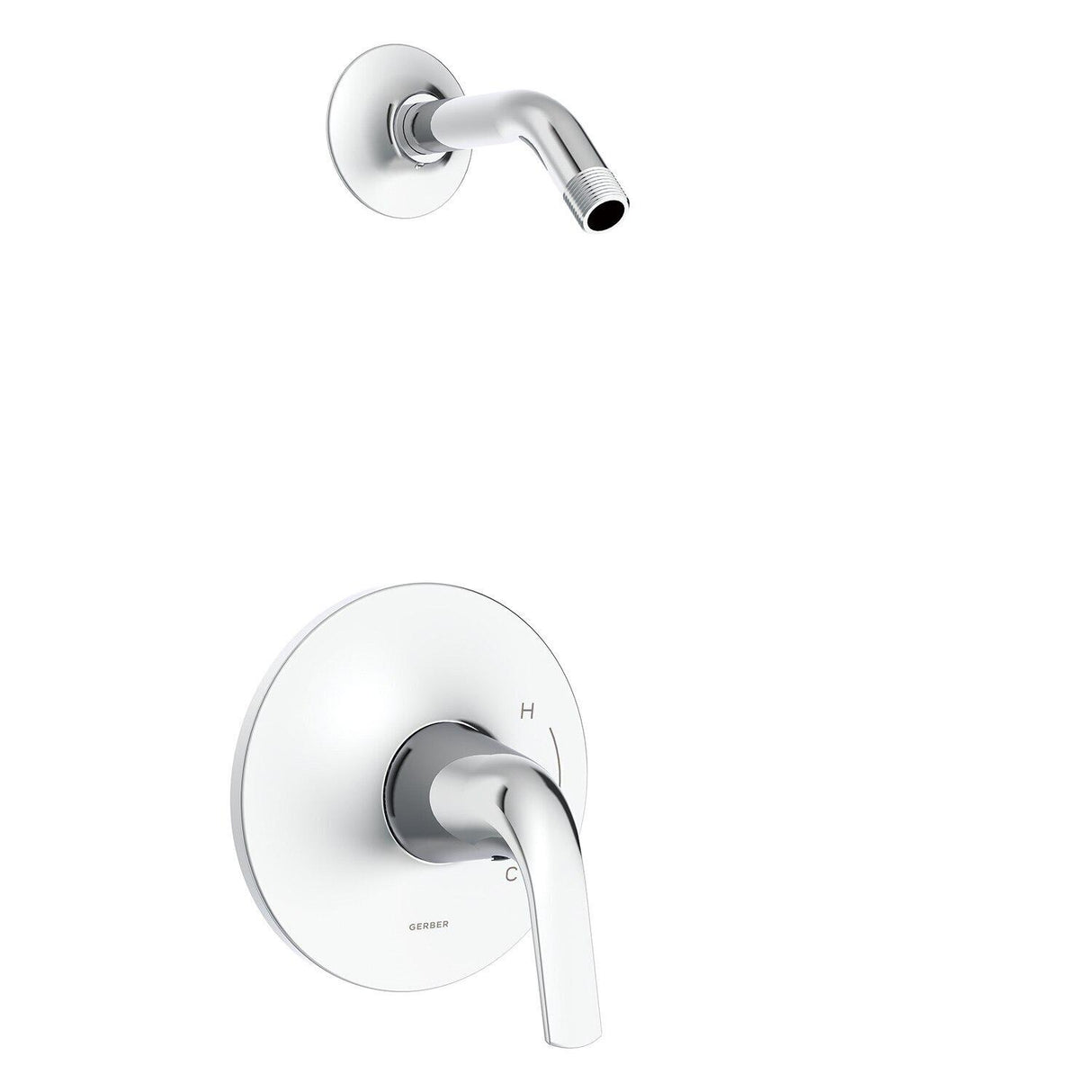 Gerber D500534LSBNTC Brushed Nickel Lemora Shower-only Trim Kit, Without Showerhead
