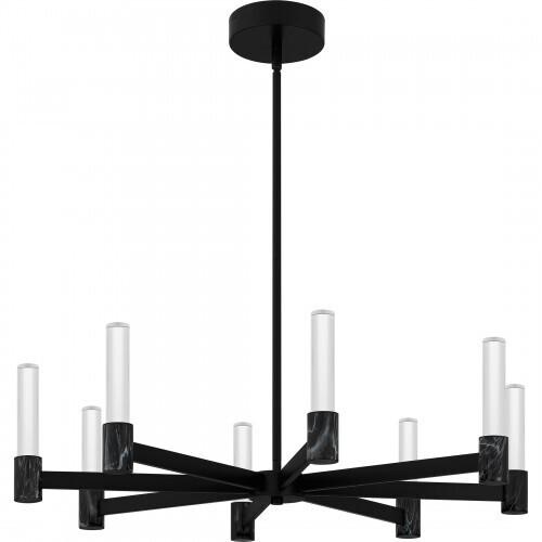 Quoizel PCADR5030MBK Adler Chandelier 8 lights matte black. Chandelier