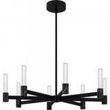 Quoizel PCADR5030MBK Adler Chandelier 8 lights matte black. Chandelier