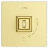 Pfister Brushed Gold Shower Valve Only Trim Without Handles