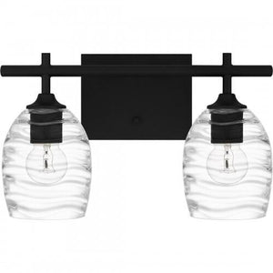 Quoizel LCY8615MBK Lucy Bath 2 lights matte black. Bath Light