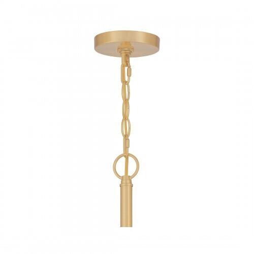 Quoizel ABR5018AB Abner Chandelier  5 light aged brass Chandelier