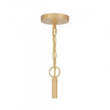 Quoizel ABR5018AB Abner Chandelier  5 light aged brass Chandelier