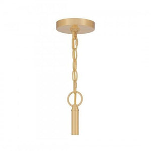 Quoizel ABR5018AB Abner Chandelier  5 light aged brass Chandelier
