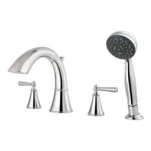 Saxton Roman Tub Trim Kit w/Handshower in Polished Chrome