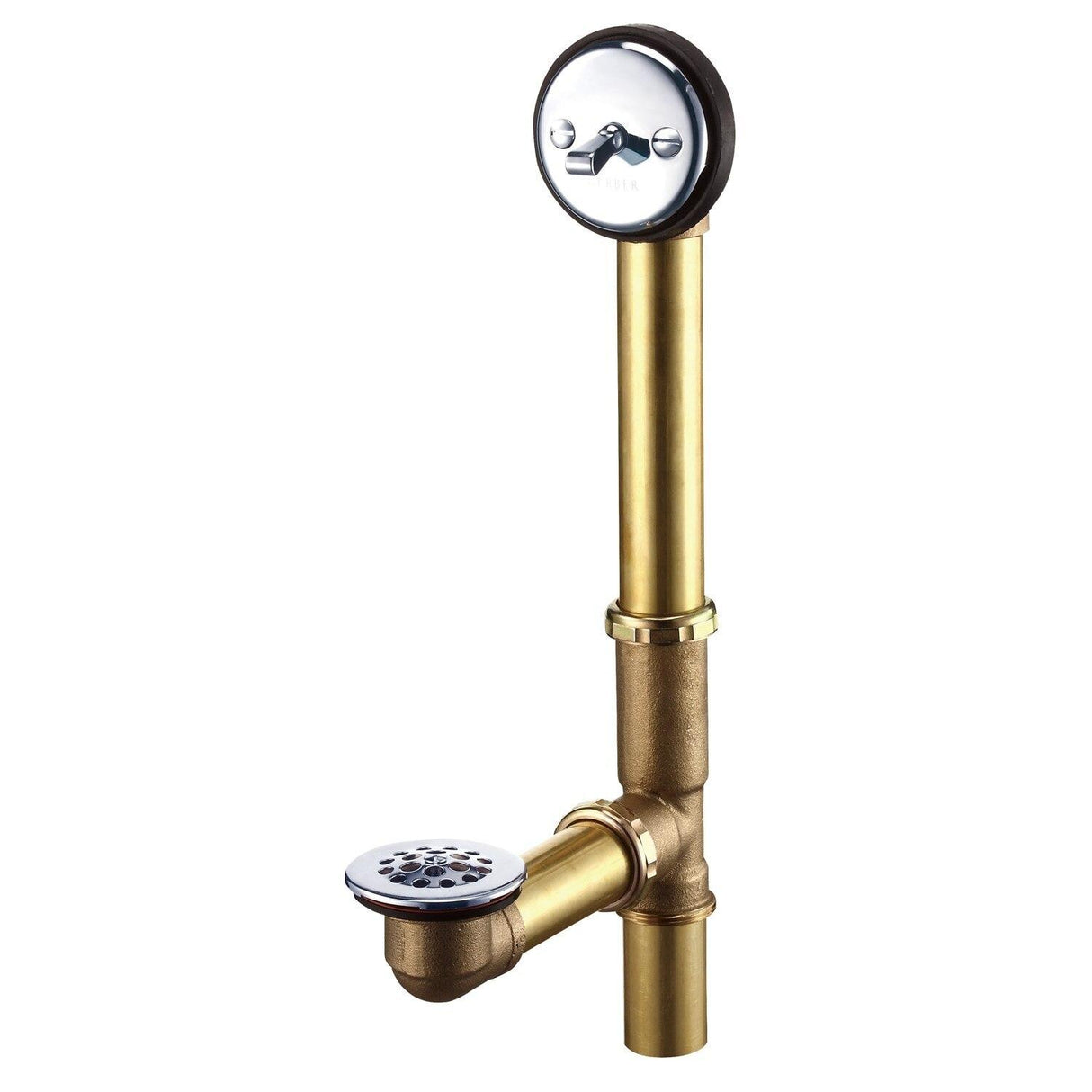Gerber G0041218 Chrome Maxwell Se Trip Lever Drain for Standard Tub