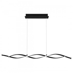 Quoizel PCNPT138MBK Newport Linear chandelier led light matte black Island Light