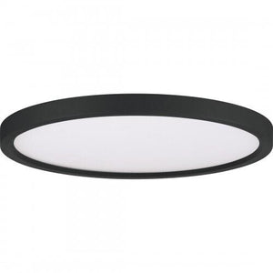 Quoizel OST1715EK Outskirts Flush mount led light earth black Flush Mount