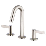 Gerber D303130BS Satin Black Amalfi Two Handle Widespread Lavatory Faucet