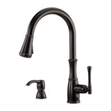 Pfister Tuscan Bronze Wheaton Pull-down Kitchen Faucet