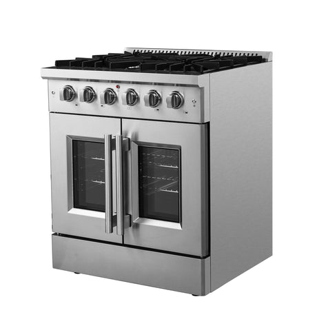 Forno FFSGS6444-30 30" / 4.3 CF Gas Range, French Door, Convection