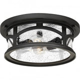 Quoizel MBH1613K Marblehead Outdoor flushmount mystic black Outdoor Lantern