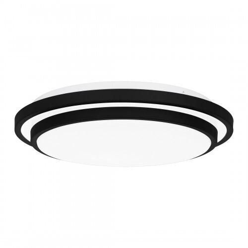 Quoizel IVG1616MBK Irving Flushmount led matte black Semi-Flush Mount